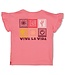 Jubel 91700439 T-shirt met backprint - Salsa Sunset Roze