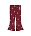 Jubel 92200510 Flared broek AOP - Salsa Sunset Bordeaux