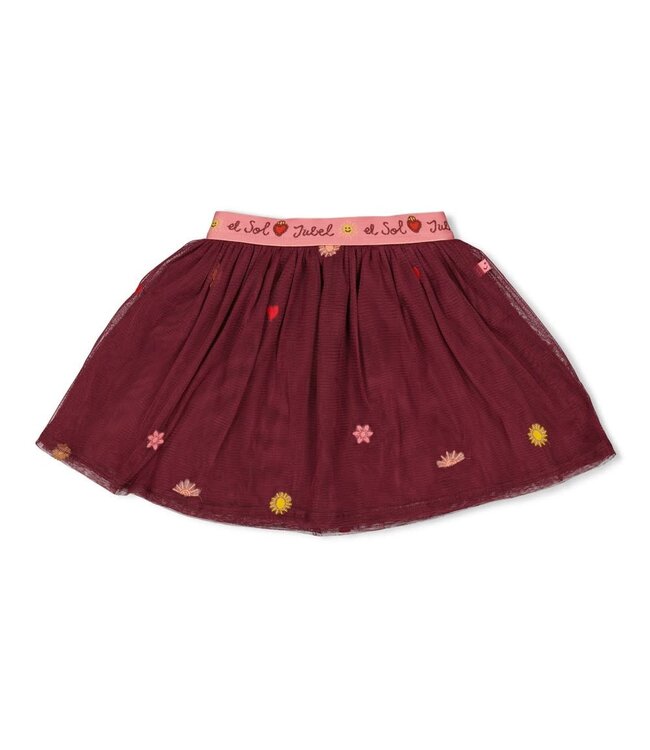 Jubel 90600320 Rok tule - Salsa Sunset Bordeaux