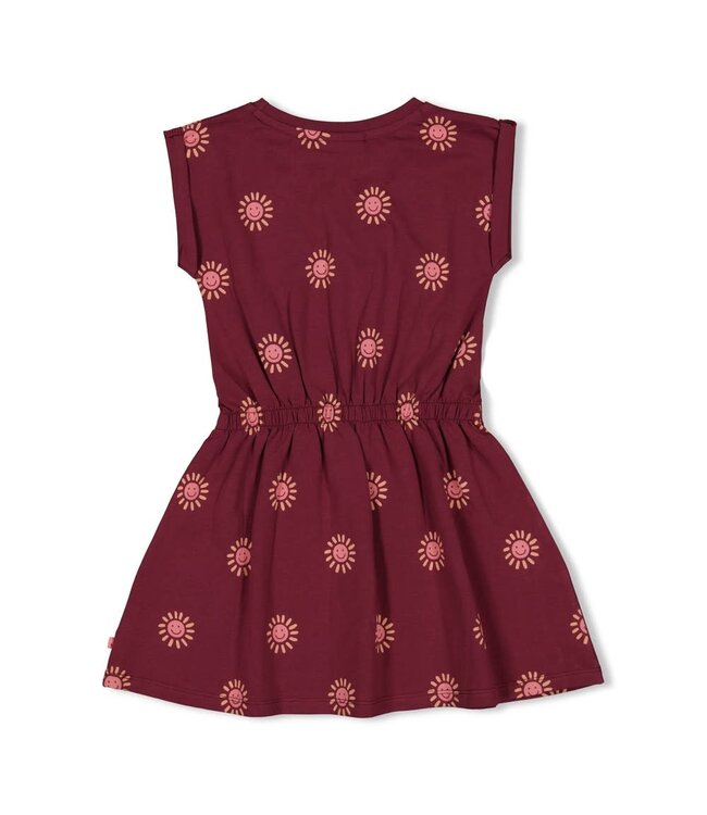 Jubel 91400423 Jurk AOP - Salsa Sunset Bordeaux