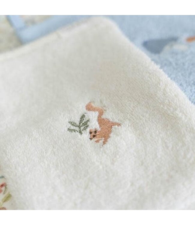 Little Dutch Washandjes set - Blauw - Forest Friends 2 items