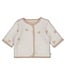 Feetje 51300541 Omkeerbaar jasje AO embroidery - Honey Bear Offwhite