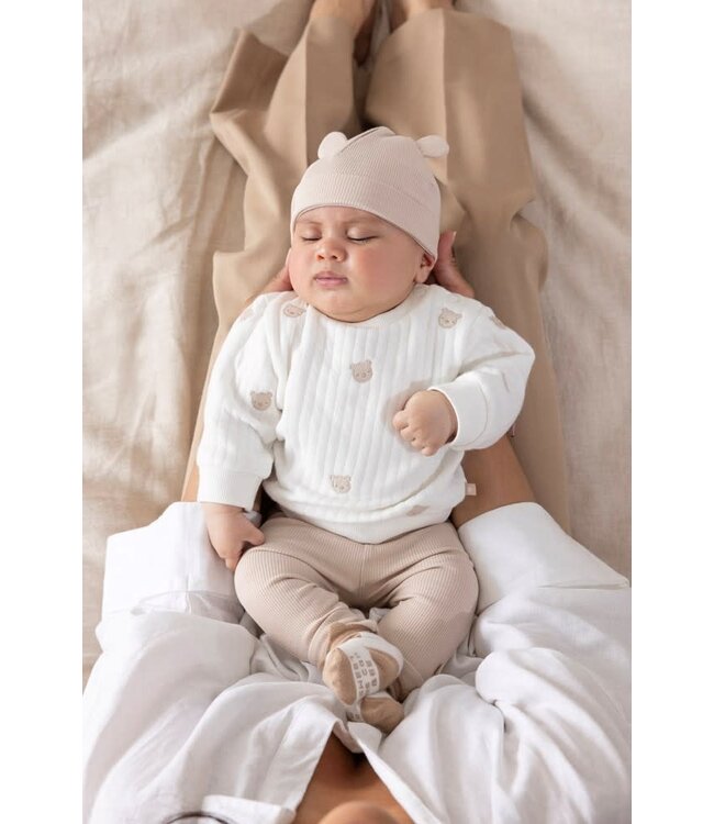 Feetje 52202464 Broek rib - Honey Bear Zand