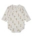 Feetje 50200254 Wikkelromper AOP - Elephant Offwhite