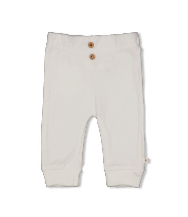 Feetje 52202475 Broek badstof - Elephant Offwhite