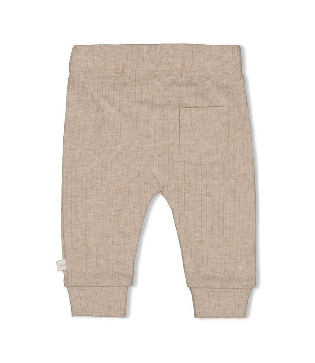 Feetje 52202474 Broek rib - Elephant Taupe melange