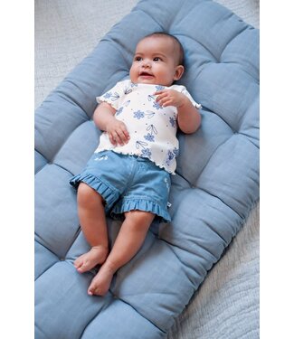 Feetje 52100495 Short ruches - Summer Denims L.blauw denim