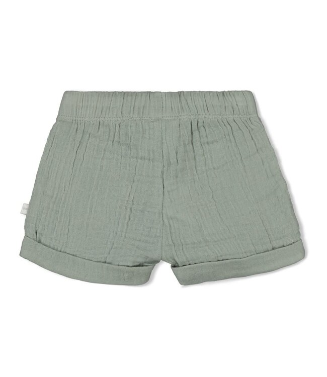 Feetje 52100497 Short mousseline - Summer Woven Zeegroen