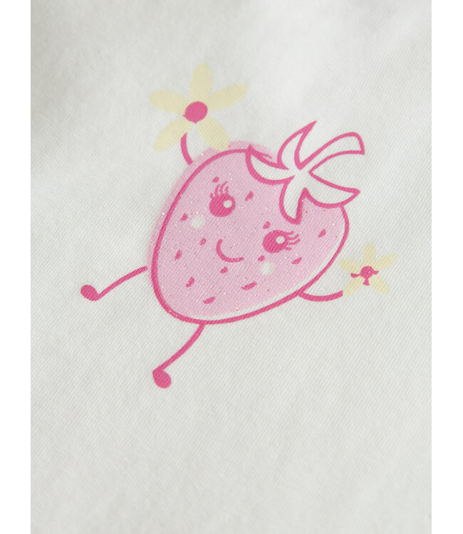 Name it mini 13254658 - NMFFLITTAZ SS TOP - Cloud Dancer