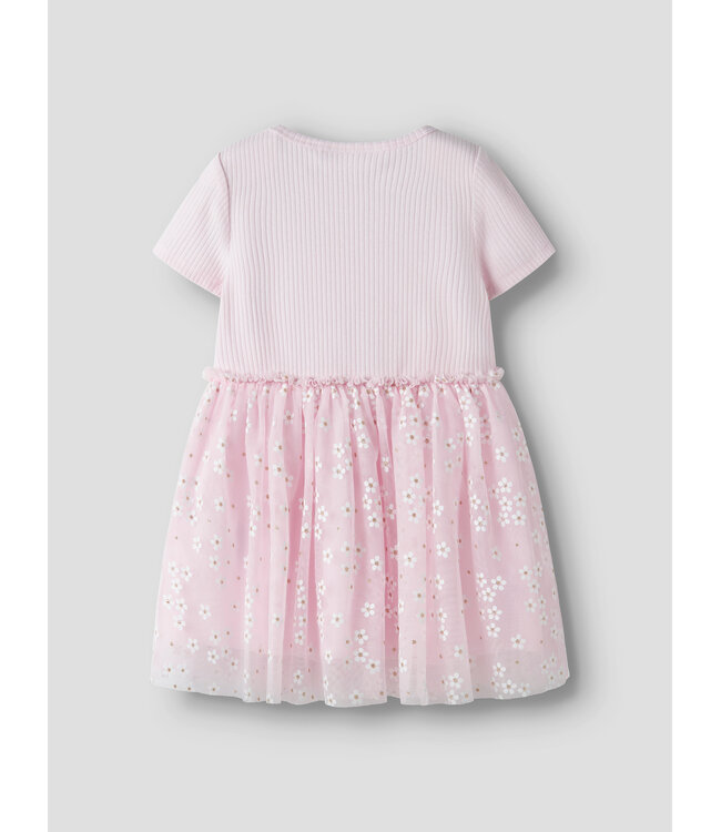 Name it mini 13254590  - NMFFLORAL SS DRESS - Cradle Pink