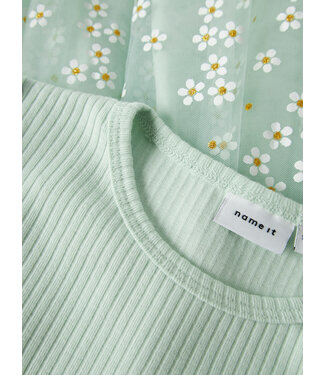 Name it mini Jurk - Pale Aqua
