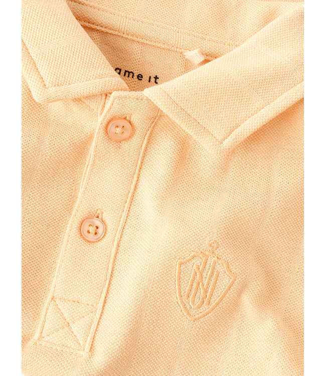 Name it mini 13228647 - NMMFEN SS POLO - Peach Fuzz