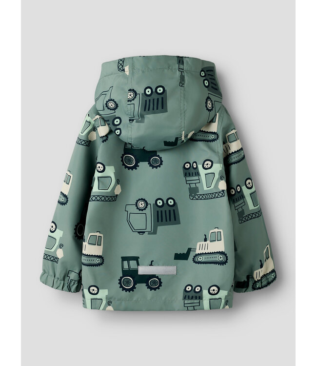 Name it mini PRE ORDER - 13251603 - NMMMAX JACKET LI AOP - Chinois Green