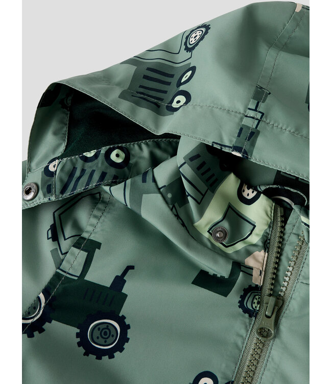 Name it mini PRE ORDER - 13251603 - NMMMAX JACKET LI AOP - Chinois Green