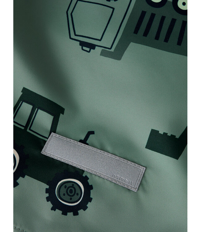 Name it mini  13251603 - NMMMAX JACKET LI AOP - Chinois Green