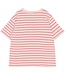 The New TN6872 TNSanny OS S_S Tee Carmine Rose Striped