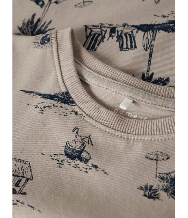 Name it mini 13241249 NMMFILLE SS TOP Chateau Gray