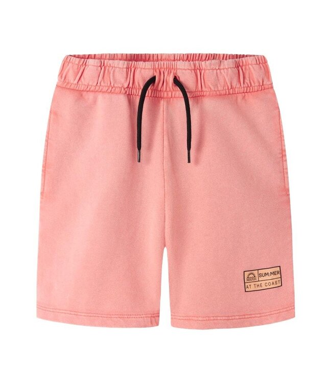 Name it 13241260 NKMFANDEL SWEAT SHORTS Peach Echo
