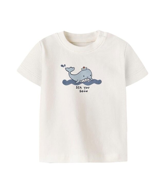 Name it baby 13254441 NBMFALLON SS TOP  Cloud Dancer