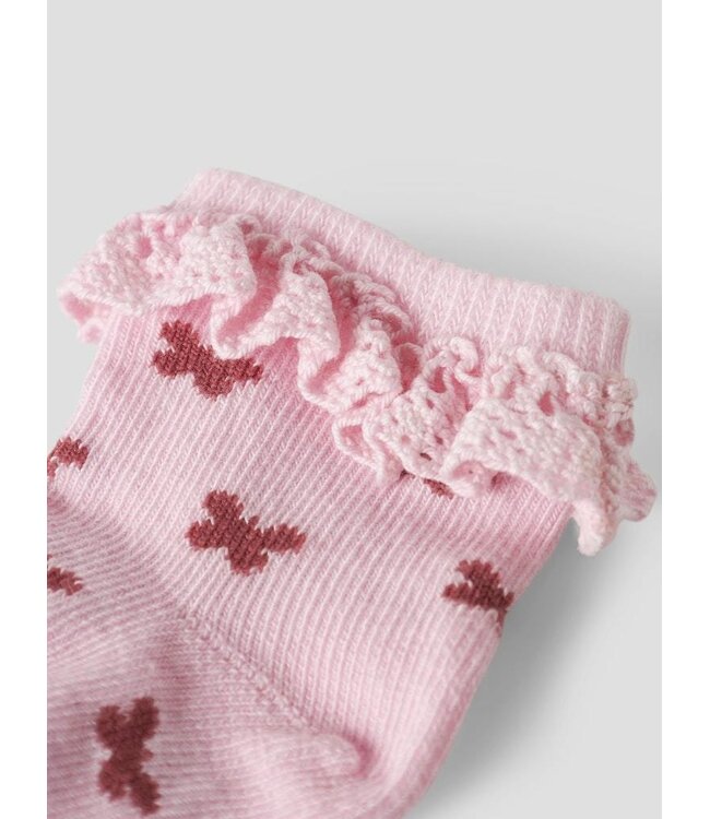 Name it baby NBFFUTTERFLY SOCK Cradle Pink 13256163