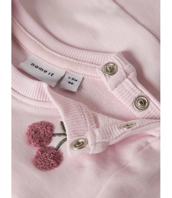 Name it baby NBFFAIRY LS LIGHT SWEAT 13254402  Cradle Pink