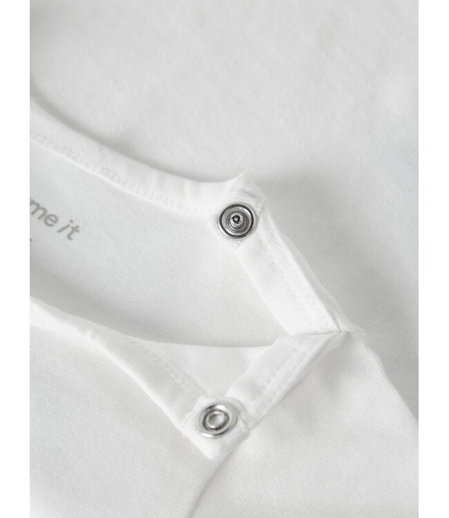 Name it baby 13242890 - NBFHILLIE SS TOP - Cloud dancer