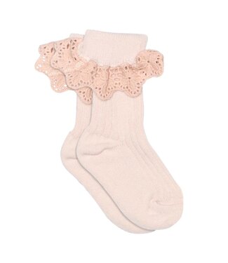 mp Denmark Lisa socks with lace cherry blossom