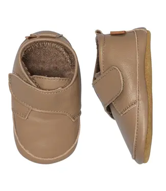 Melton Leren slofjes classic - Desert taupe
