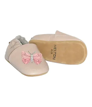 Melton Papillon leater slippers - Oxford Tan