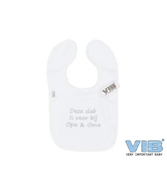 VIB Slabbetje Deze slab is voor bij Opa & Oma Wit
