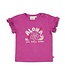Feetje 51701009 T-shirt - Love Peace Aloha Paars