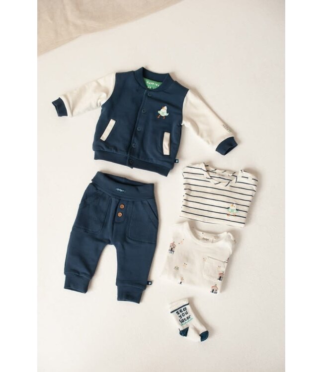 Feetje 52202507 Broek - Seaside Happiness Indigo