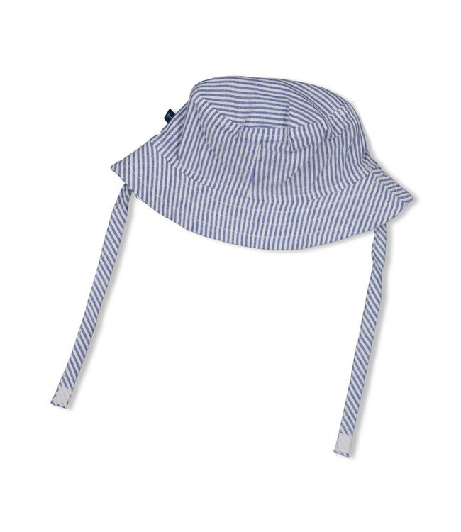 Feetje 53100738 Zonnehoed streep chambray - Seaside Happiness Chambray