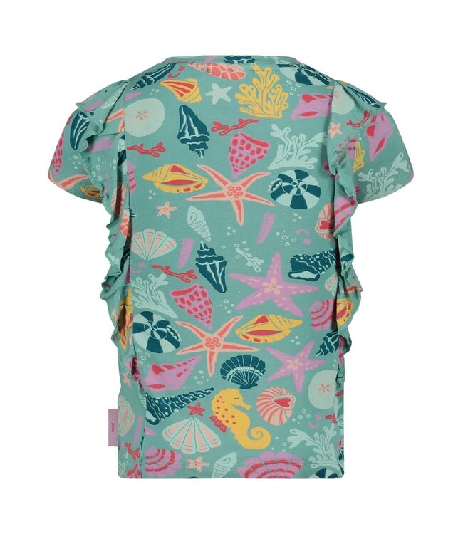 Jubel 91700455 T-shirt AOP - Lazy Lagoon Jade Groen