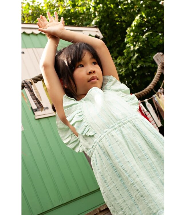 Jubel 91400430 Jurk mousseline - Lazy Lagoon Mint