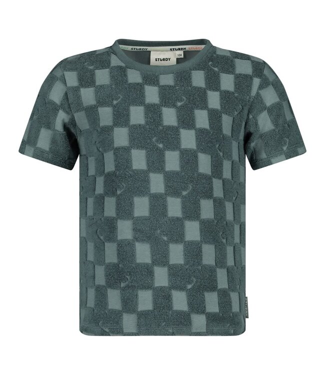 Sturdy 71700510 T-shirt ruit badstof - Lagoon Legends Petrol