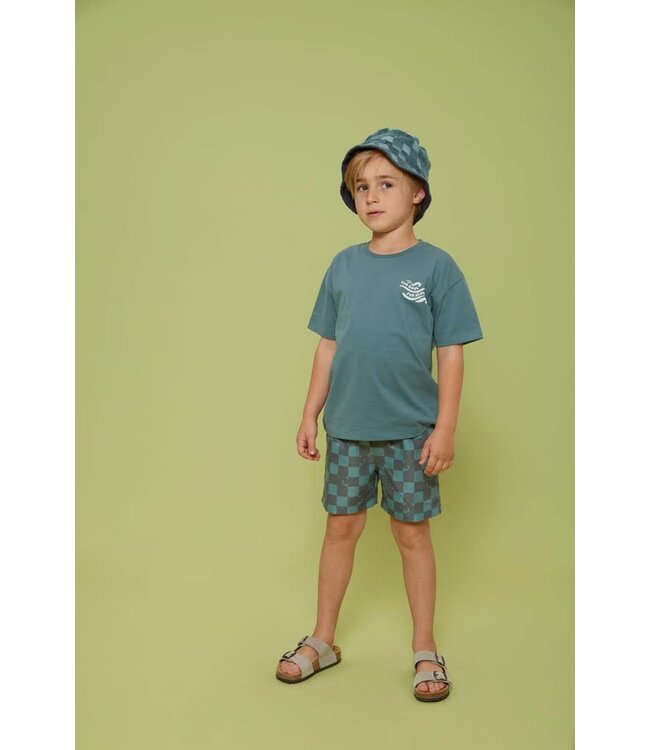 Sturdy 73200018 Zwemshort ruit - Lagoon Legends Petrol