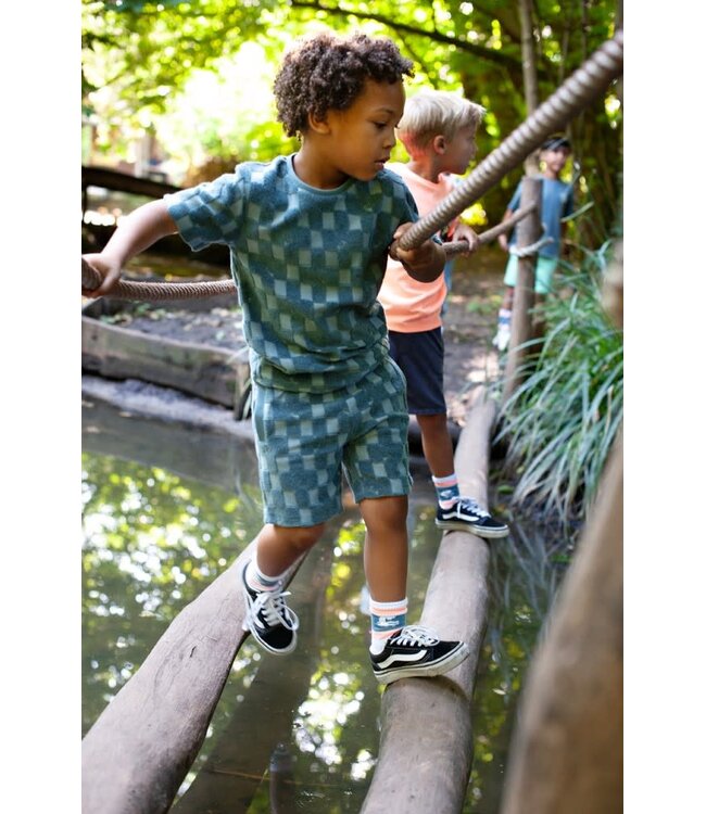 Sturdy 72100191 Short ruit badstof - Lagoon Legends Petrol