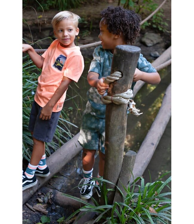 Sturdy 72100191 Short ruit badstof - Lagoon Legends Petrol