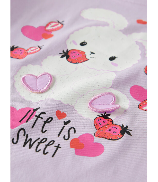 Name it mini 13253658 - NMFDEPPA SS TOP - Lavender Fog