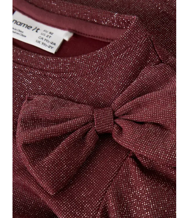 Name it mini NMFROISIN Top  Burgundy  13249404