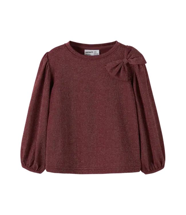 Name it mini NMFROISIN Top  Burgundy  13249404
