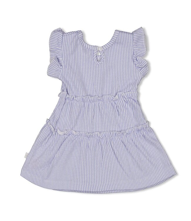 Feetje 51400581 Jurk crinkle streep k/m - Sea La Vie Lavendel