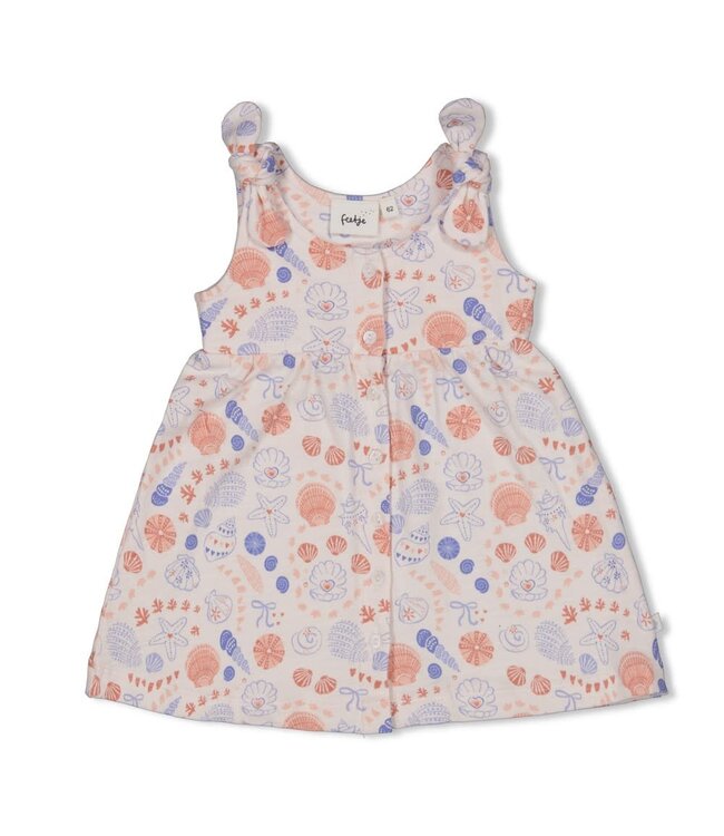 Feetje 51400582 Jurk AOP - Sea La Vie l.Roze