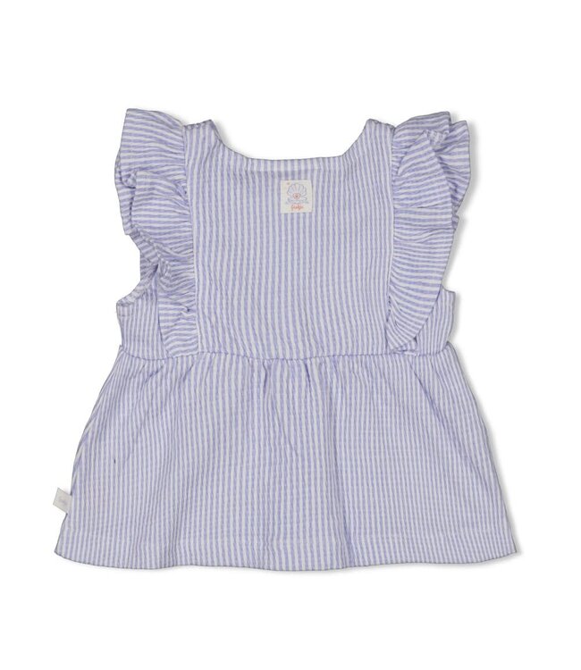 Feetje 51701004 Top streep crinkle - Sea La Vie Lavendel