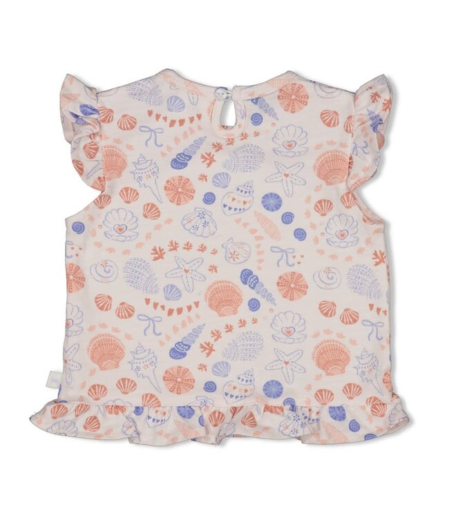 Feetje 51701005 T-shirt AOP - Sea La Vie l.Roze