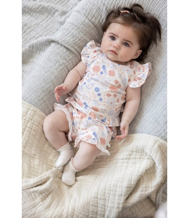 Feetje 52100474 Short AOP - Sea La Vie l.Roze