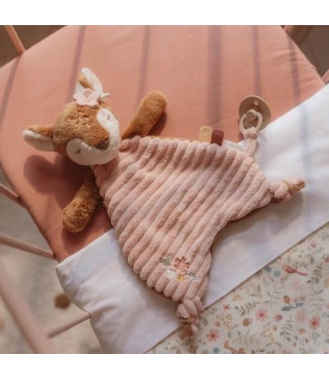 Little Dutch Knuffeldoekje knuffel Hert - Roze - Fairy Garden