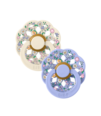 BIBS x Liberty Pacifier Boheme 2 PACK Chloe Meadow Ivory Mix