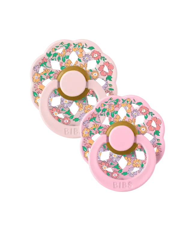 BIBS x Liberty Pacifier Boheme 2 PACK Chloe Meadow Ivory Mix